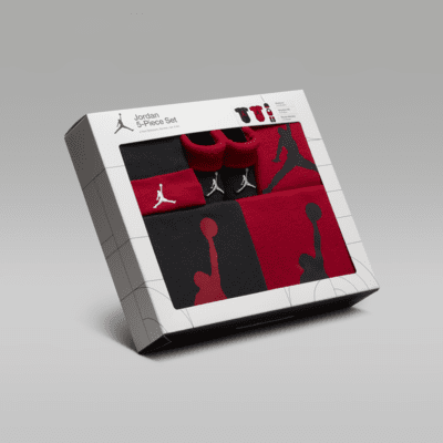 Jordan 5-Piece Core Gift SetFünfteiliges Bodysuit-Set für Babys Bis zu 60% Rabatt