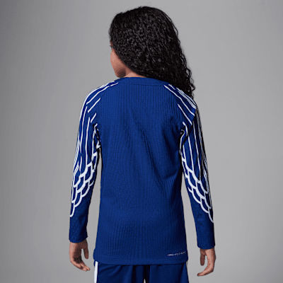 Paris Saint-Germain 2024/25 Match FourthJordan Dri-FIT ADV Authentic Longsleeve-Fußballtrikot (ältere Kinder) Begrenzte Freigabe