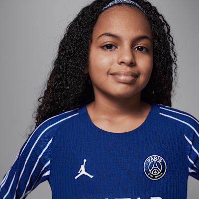 Paris Saint-Germain 2024/25 Match FourthJordan Dri-FIT ADV Authentic Longsleeve-Fußballtrikot (ältere Kinder) Begrenzte Freigabe