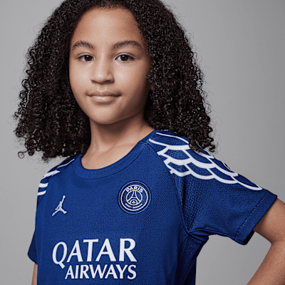 Paris Saint-Germain 2025 Stadium FourthJordan Replica dreiteiliges Fußballtrikot-Set (jüngere Kinder) JETZT KAUFEN