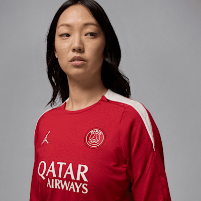 Paris Saint-Germain Strike FourthJordan Dri-FIT Fußball-Strickoberteil mit Rundhalsausschnitt (Damen) 50% Rabatt mit kostenlosem Versand