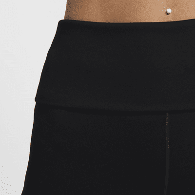 Nike OneDri-FIT-Hose mit umschlagbarem hohem Bund (Damen) Jubiläumsangebot