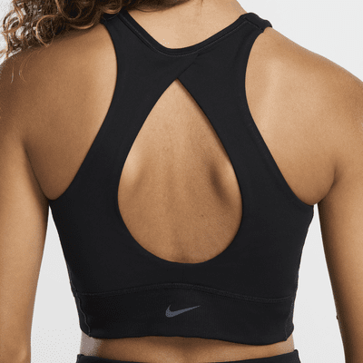 Nike One TwistLeicht gefütterter Sport-BH mit leichtem Halt und hohem Ausschnitt (Damen) Räumungsverkauf