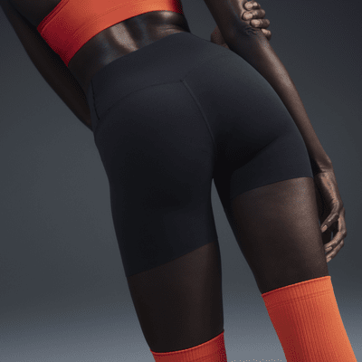 Nike ZenvyBike-Shorts mit sanftem Halt und hohem Taillenbund für Damen (ca. 12 cm) Kauf eins, bekomm eins gratis