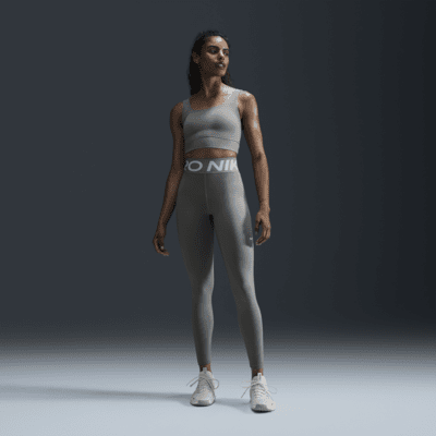 Nike ZenvyGepolsterter Longline-Sport-BH mit mittlerem Halt Sonderangebote