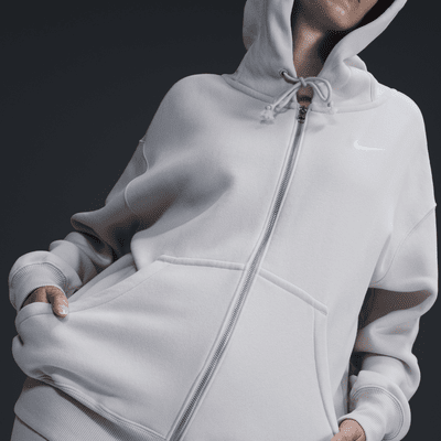 Nike Sportswear Phoenix FleeceOversize-Damen-Hoodie mit durchgehendem Reißverschluss JETZT KAUFEN