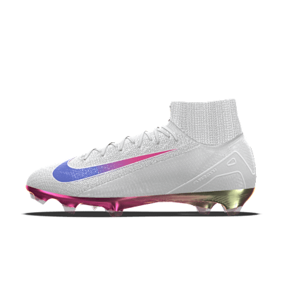 Nike Mercurial Superfly 10 Elite By YouPersonalisierbarer FG High-Top-Fußballschuh