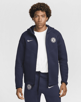 FC Chelsea Tech Fleece WindrunnerNike Fußball-Hoodie mit durchgehendem Reißverschluss (Herren)
