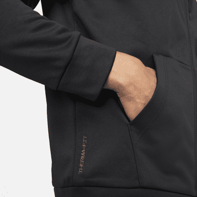 Nike ThermaTherma-FIT Fitness-Oberteil mit durchgehendem Reißverschluss für Herren 2025