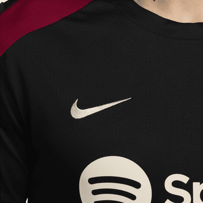 FC Barcelona StrikeNike Dri-FIT Kurzarm-Fußballoberteil aus Strickmaterial (Herren) Fabrik Onlineshop