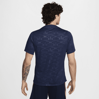 FC Barcelona Academy Pro HomeNike Dri-FIT Pre-Match Kurzarm-Fußballoberteil (Herren) Sonderangebot