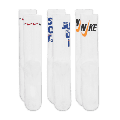 Nike Everyday Plus gepolstertCrew-Socken (3 Paar) Top Angebot