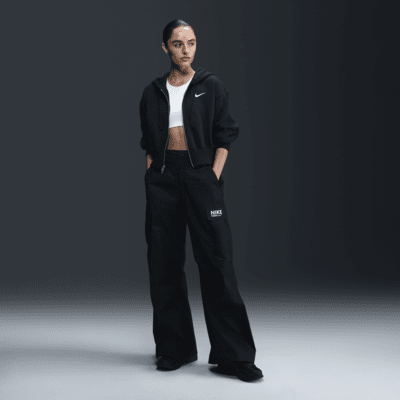 Nike Sportswear Phoenix Fleeceweite verkürzte Kapuzenjacke (Damen) Riesige Ersparnisse