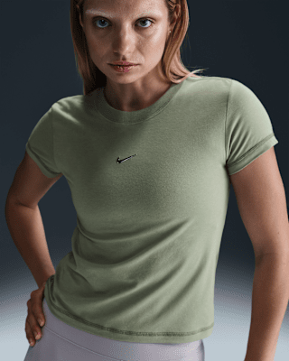 Nike Sportswear Chill KnitKurz-T-Shirt mit schmaler Passform für Damen