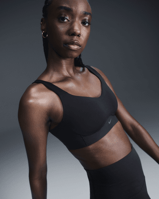 Nike Alate mit starkem HaltGepolsterter Sport-BH mit verstellbaren Trägern