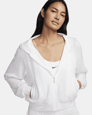 Nike Sportswear Chill TerryFrench Terry-Hoodie mit durchgehendem Reißverschluss für Damen