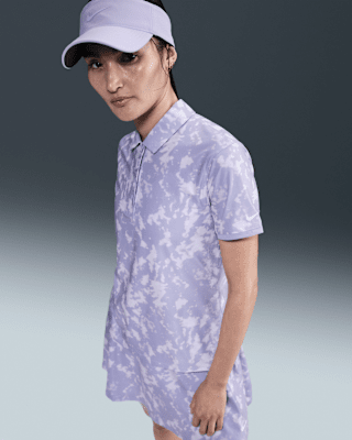 Nike VictoryKurzärmliges Golf-Poloshirt mit Print und Dri-FIT-Technologie (Damen)