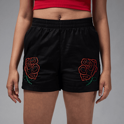 JordanDamenshorts aus Webmaterial 50% Rabatt mit kostenlosem Versand