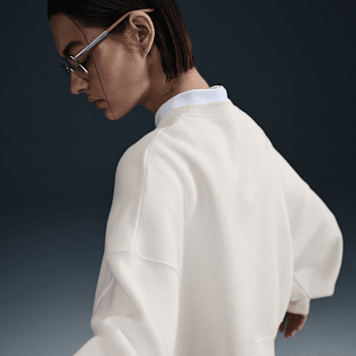NikeCourt Phoenix FleeceOver-Oversized-Sweatshirt mit Rundhalsausschnitt (Damen) Rabatte dieses Monats