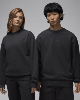 Air Jordan WordmarkFleece-Sweatshirt mit Rundhalsausschnitt für Herren