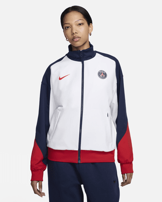 Paris Saint-Germain StrikeNike Fußballjacke für Damen mit Dri-FIT-Technologie