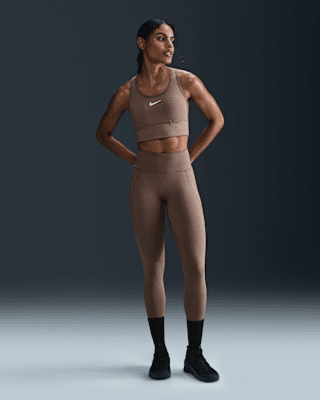 Nike Universa7/8-Leggings mit Taschen mittlerem Halt und hohem Bund für Damen