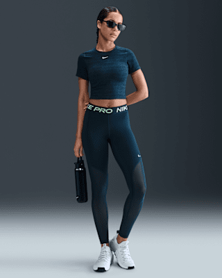 Nike ProLeggings in voller Länge mit Mesh-Einsatz (Damen) Exklusive Angebote