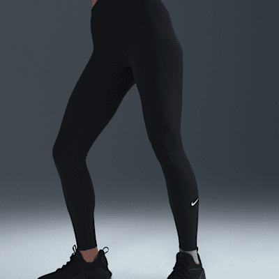 Nike OneLeggings in voller Länge mit hohem Bund für Damen Große Rabatte