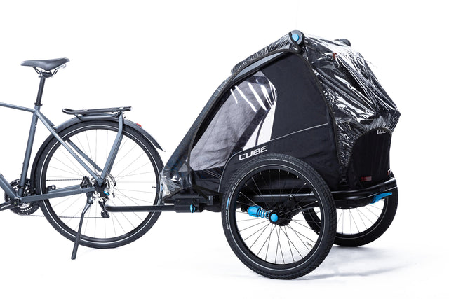 Cube CUBE Regenschutz für Kinder Fahrradanhänger Double CMPT &vert; 2025 Sonderangebot