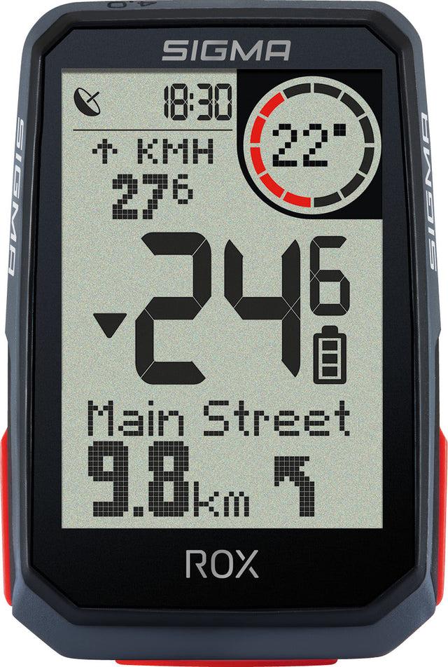 SIGMA Sigma ROX 4.0 Fahrradcomputer inkl. Vorbauhalterung schwarz &vert; 2025 Zeitbegrenzte Promotion