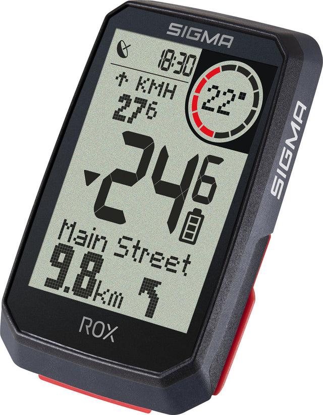 SIGMA Sigma ROX 4.0 Fahrradcomputer inkl. Vorbauhalterung schwarz &vert; 2025 Zeitbegrenzte Promotion