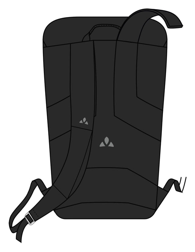 VAUDE VAUDE Cycle 28 II 2in1 Fahrradtasche und -rucksack schwarz &vert; 2025 Vatertagsangebot