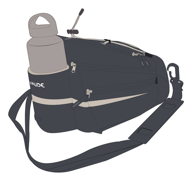 VAUDE VAUDE Silkroad Gepäckträgertasche L Snap-It schwarz &vert; 2025 Super Sparpreis