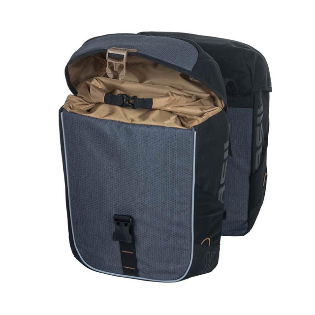 Basil Basil Miles Doppel-Gepäckträgertasche 34l blau/schwarz &vert; 2025 Verkauf