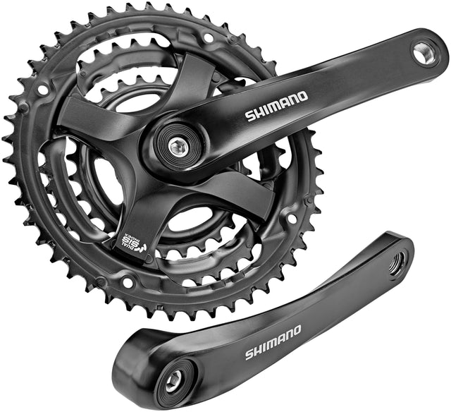 Shimano Shimano FC-TY501 Kurbelgarnitur 6/7/8-fach 48-38-28 Zähne schwarz &vert; 2025 Sonderangebot der Fabrik