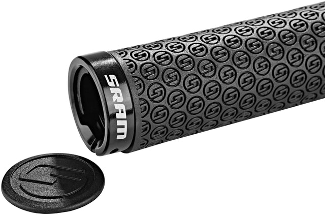 SRAM SRAM DH silicone grips mit Schraubsicherung schwarz &vert; 2025