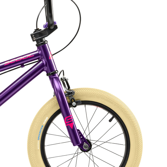 S'COOL S'COOL Junior Bikes XtriX mini 16 Zoll 1-Gang BMX Purple/Fuchsia &vert; fahrrad.de