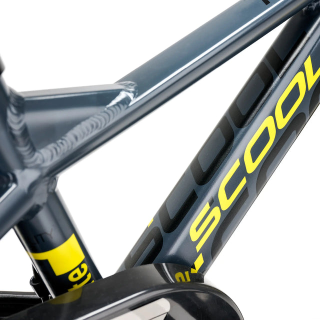 S'COOL S'COOL Junior Bikes XXlite EVO 16 Zoll 1-Gang Dark Grey/Yellow &vert; fahrrad.de Vatertagsangebot