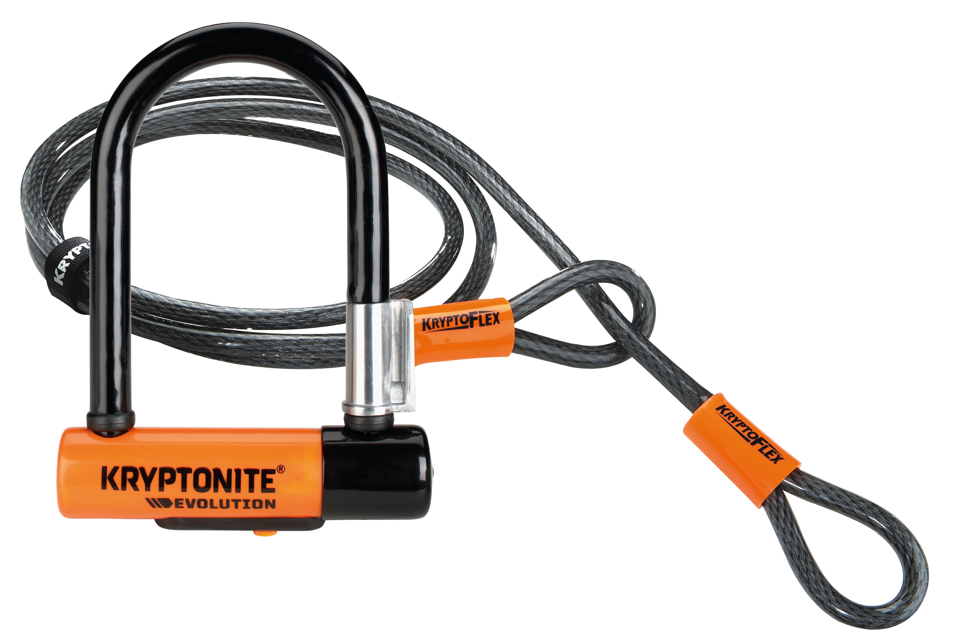 Kryptonite Kryptonite Evolution Mini-7 Bügelschloss + KryptoFlex™ &vert; fahrrad.de