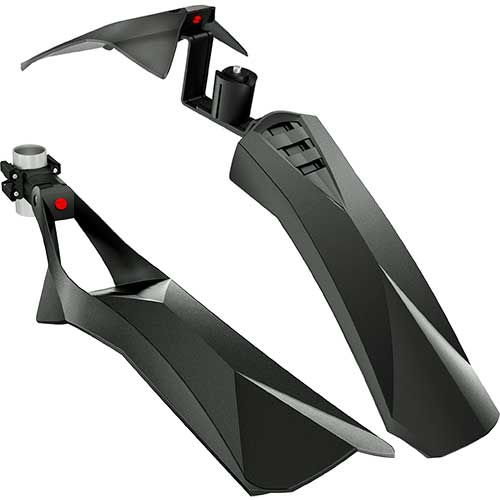 Hebie Hebie Viper X Stealth Schutzblechset 26-29" schwarz &vert; fahrrad.de