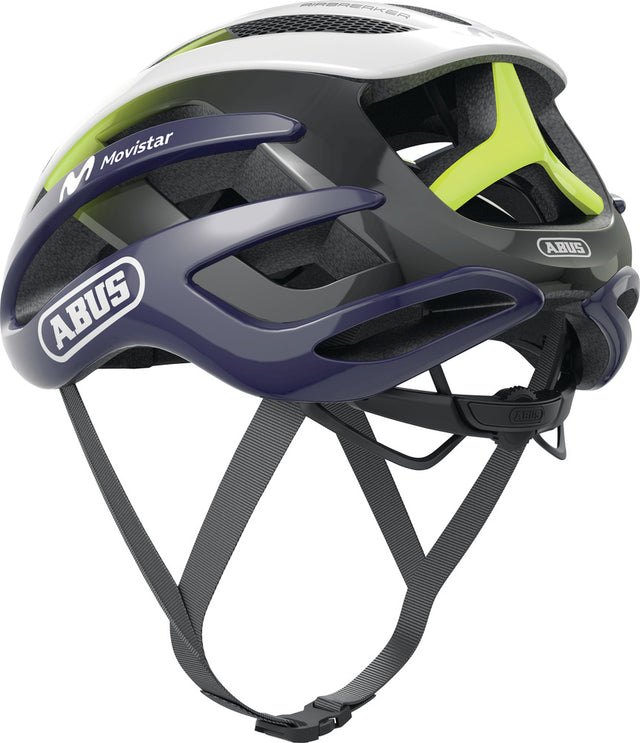 ABUS ABUS Airbreaker Helm Road Movistar Team &vert; fahrrad.de Limitierter Zeitrabatt