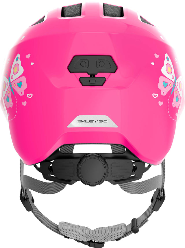 ABUS ABUS Smiley 3.0 Helm Kids pink butterfly &vert; fahrrad.de Tägliche Deals