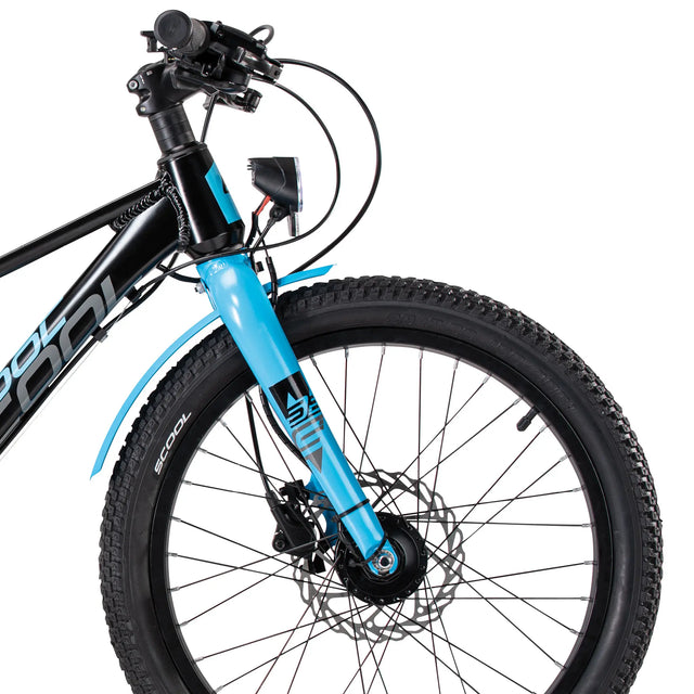 S'COOL S'COOL Junior Bikes XXlite evo disc 20 Zoll 7-Gang Black/Blue &vert; fahrrad.de Räumungsverkauf