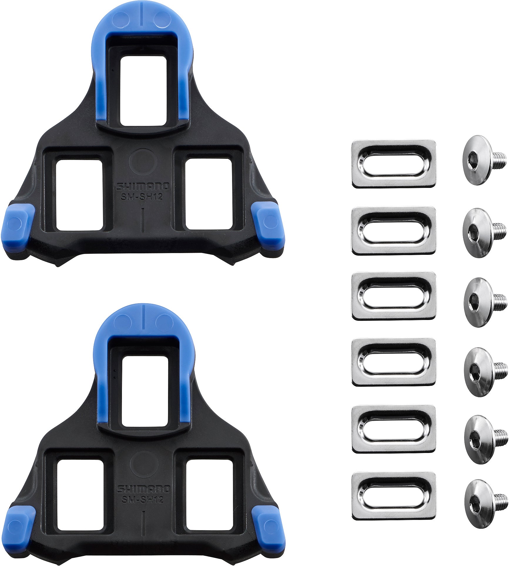Shimano Shimano SM-SH12 Cleat Kit für SPD-SL Pedale schwarz/blau &vert; fahrrad.de