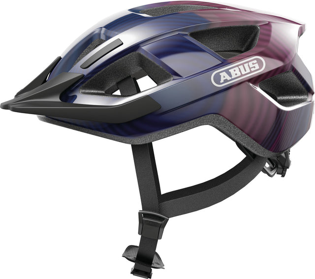 ABUS ABUS Aduro 3.0 LED Helm Urban purple waves &vert; fahrrad.de