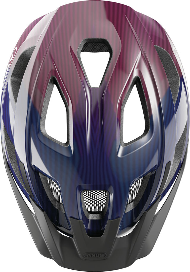 ABUS ABUS Aduro 3.0 LED Helm Urban purple waves &vert; fahrrad.de Zeitlich begrenztes Angebot