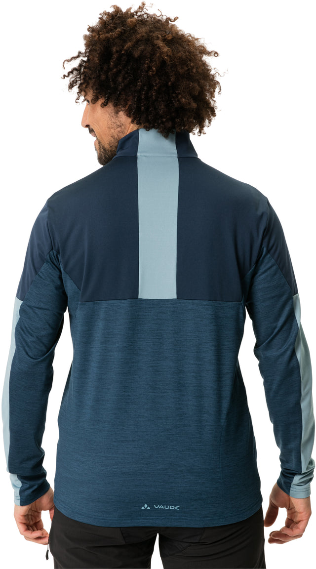 VAUDE VAUDE All Year Moab T-Shirt mit durchgehendem Reißverschluss Herren bl &vert; fahrrad.de Riesige Rabatte