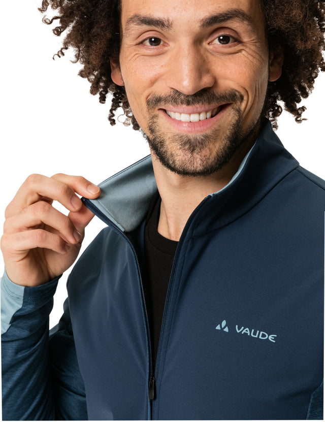 VAUDE VAUDE All Year Moab T-Shirt mit durchgehendem Reißverschluss Herren bl &vert; fahrrad.de Riesige Rabatte