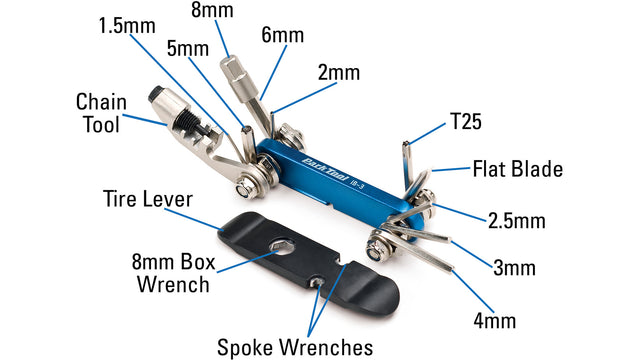Park Tool Park Tool IB-3 I-Beam Mini-Faltwerkzeug &vert; fahrrad.de
