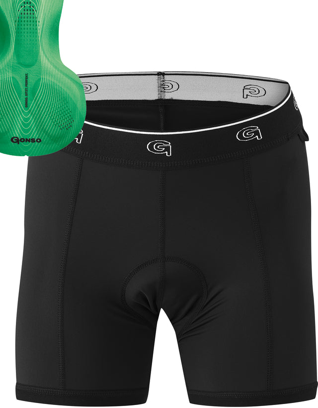 Gonso Gonso Sitivo Fahrradshorts mit Mittlerem Sitzpolster Damen schwarz &vert; fahrrad.de Im Verkauf
